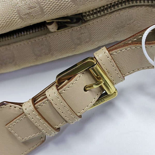 Monogram Canvas Top Handle Bag Beige