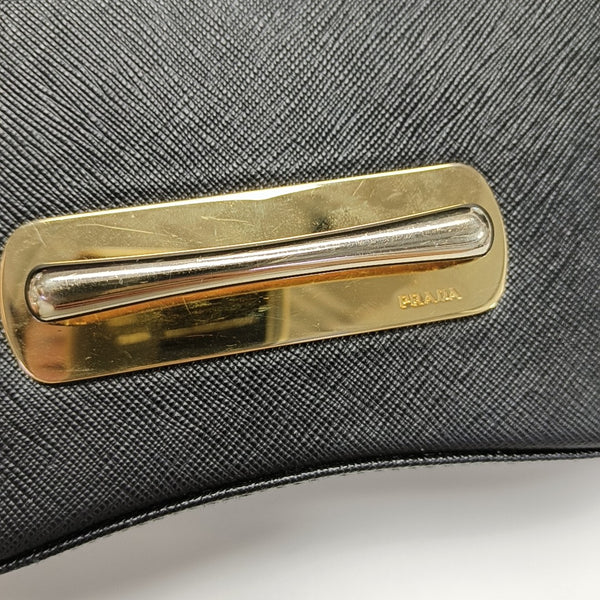 Sidonie Saffiano Calfskin Black