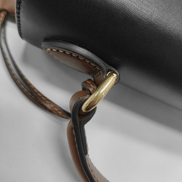 Padlock Small Monogram Coated Canvas Beige