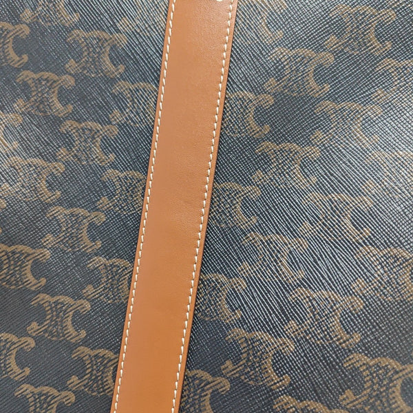 TRIOMPHE CANVAS Medium Coated Canvas Brown