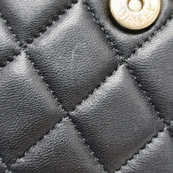 Quilted Lambskin Black