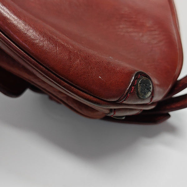 Calfskin Top Handle Bag Brown