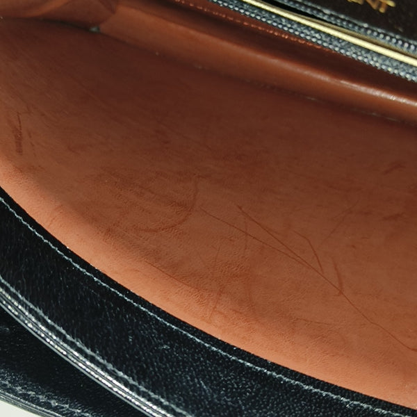 Calfskin Shoulder Bag Black