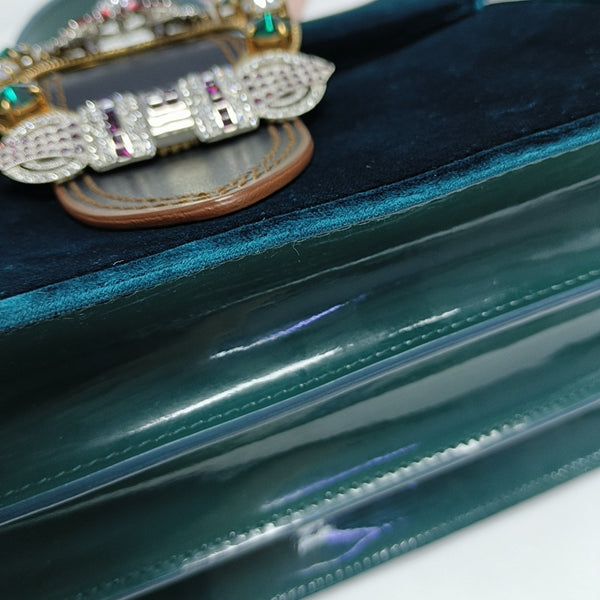 Miu Lady Velvet Green