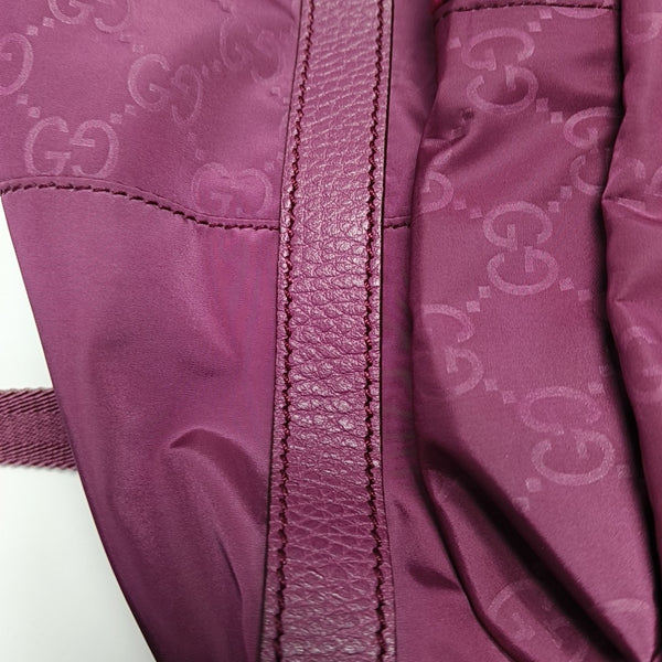 Monogram Nylon Backpack Purple