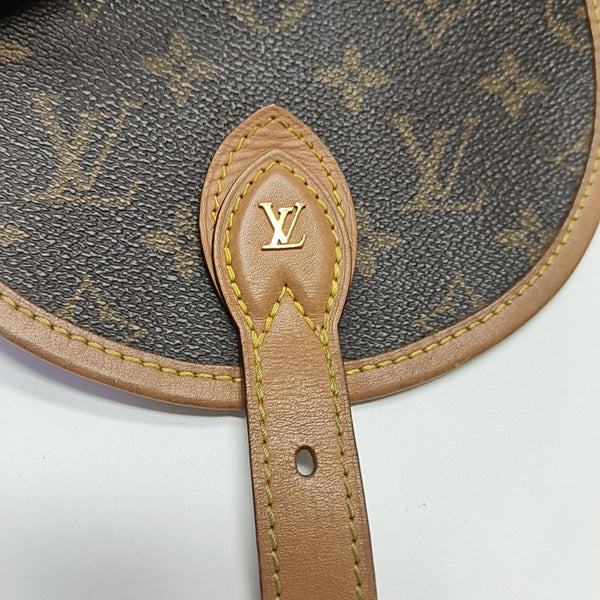 TAMBOURINE Monogram Coated Canvas Brown