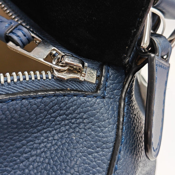 Puzzle Large Calfskin Blue