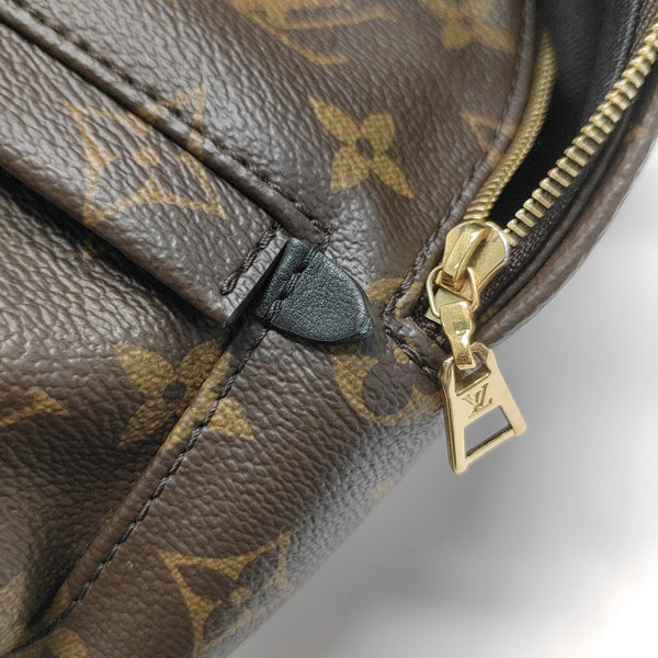 PALM SPRINGS Mini Monogram Coated Canvas Brown