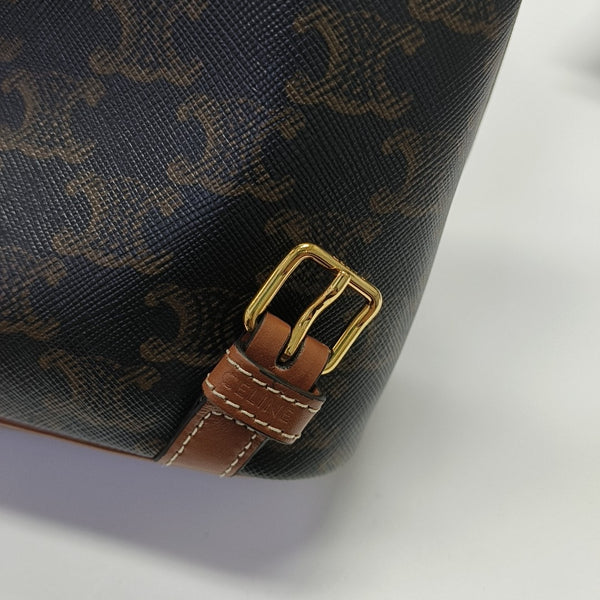 TRIOMPHE Mini Coated Canvas Brown