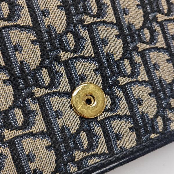 30 Montaigne Mini Oblique Canvas Blue