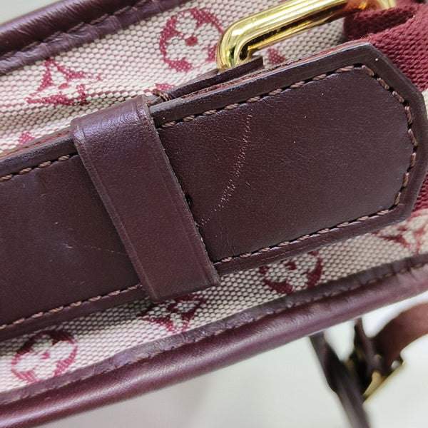 MARY KATE Monogram Canvas Red