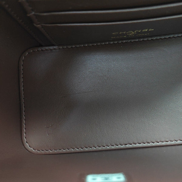 VANITY CASE Small Quilted Grained Calfskin Black