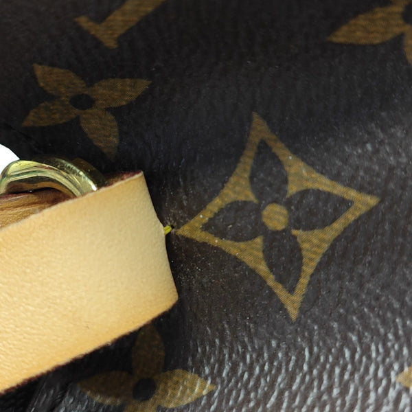 MONTAIGNE Monogram Coated Canvas Brown