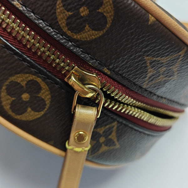 BOITE CHAPEAU PM Monogram Coated Canvas Brown