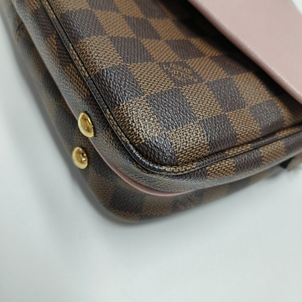 CLAPTON PM Damier Coated Canvas Pink