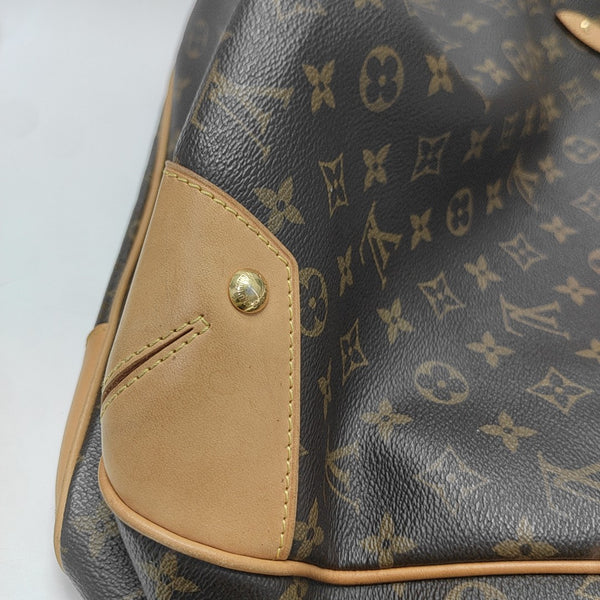 ESTRELA GM Monogram Coated Canvas Brown