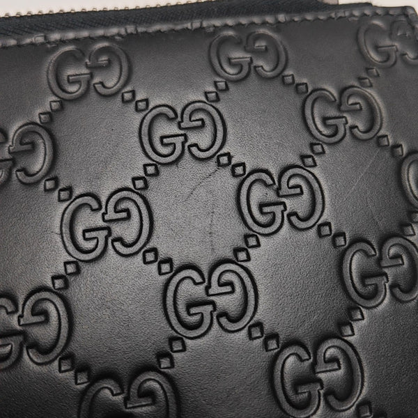 Microguccissima Monogram Calfskin Black
