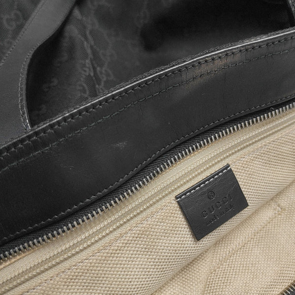 Monogram Canvas Tote Bag Black
