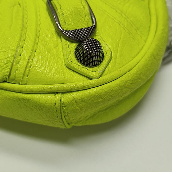 Le Cagole Mini Calfskin Green