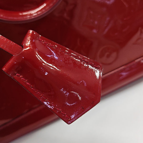 ALMA PM Monogram Patent Leather Red