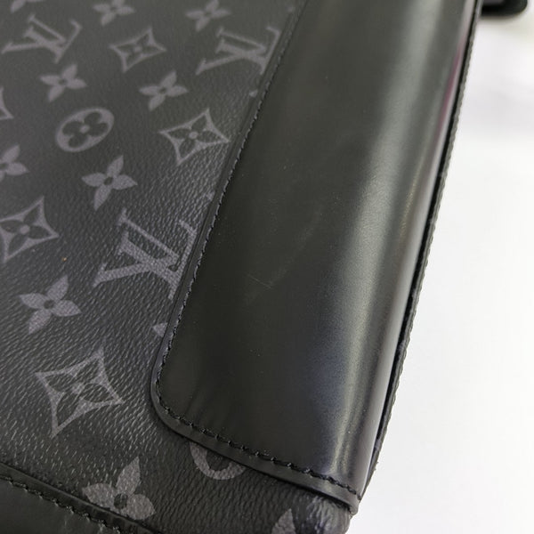 VOYAGER PM Monogram Coated Canvas Black