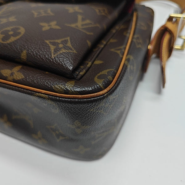 VIVA CITE Monogram Coated Canvas Brown