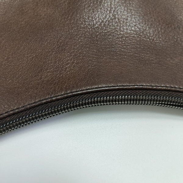 Calfskin Shoulder Bag Brown
