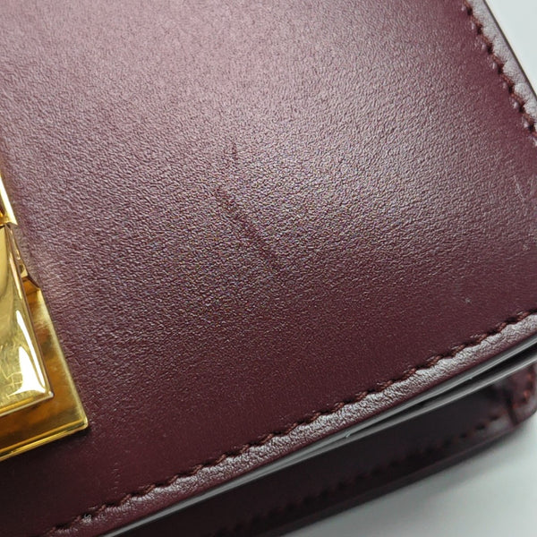 CLASSIC BOX Mini Calfskin Red