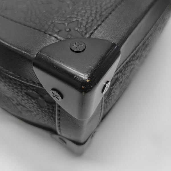 SOFT TRUNK Monogram Calfskin Black