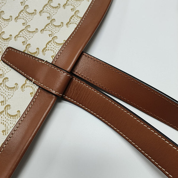 COUFFIN Large Coated Canvas White