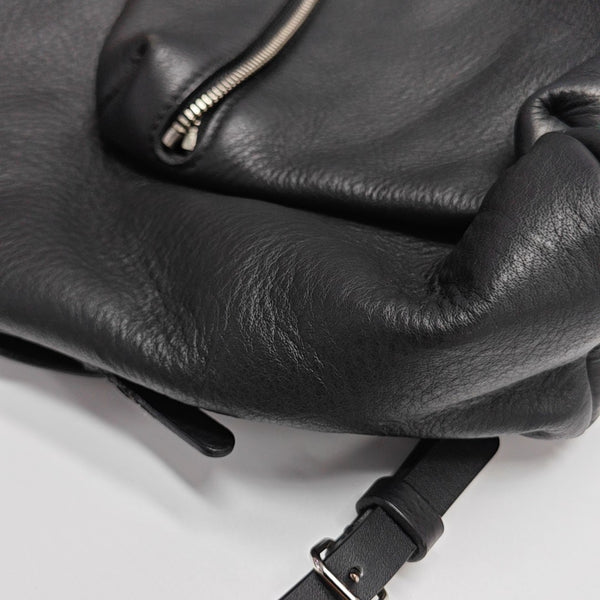 Calfskin Backpack Large Black