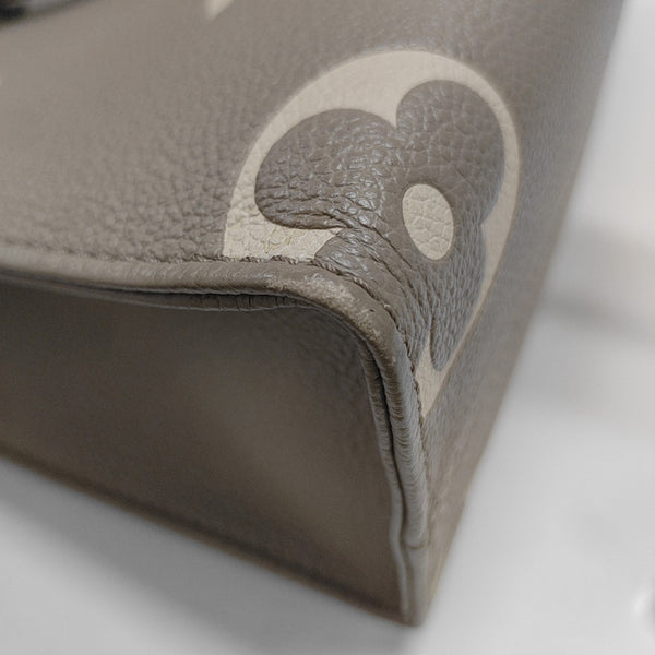 ONTHEGO PM Monogram Calfskin Gray