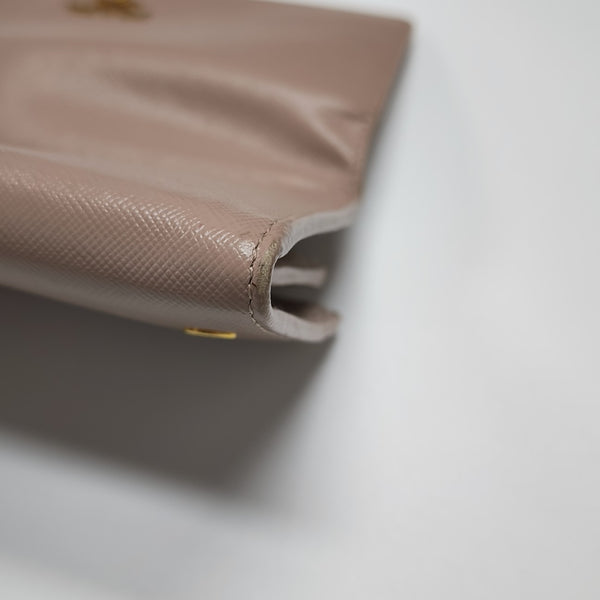 Saffiano Calfskin Wallet Pink