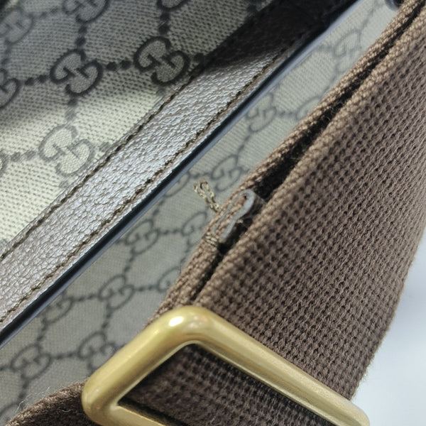 GG Multicolor Medium Monogram Coated Canvas Black