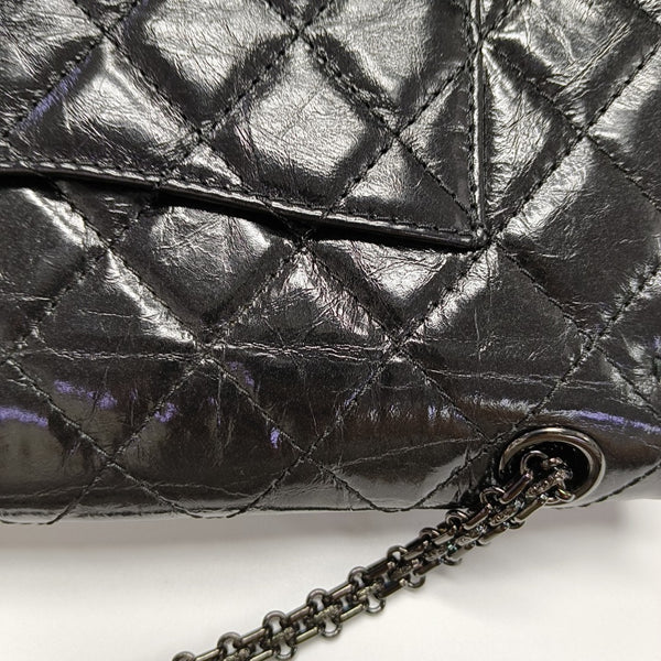 2.55 227 Quilted Calfskin Black