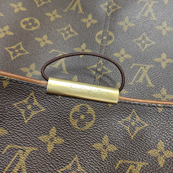 VALMY Monogram Coated Canvas Brown
