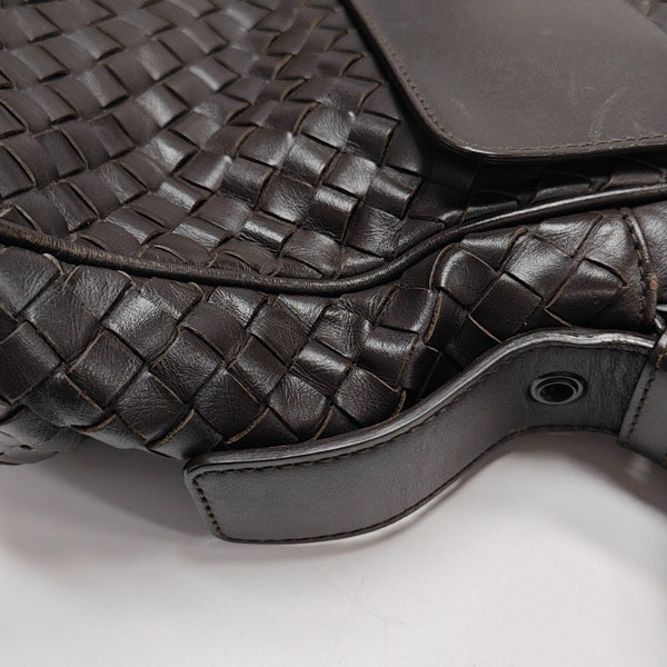 Calfskin Shoulder Bag Brown