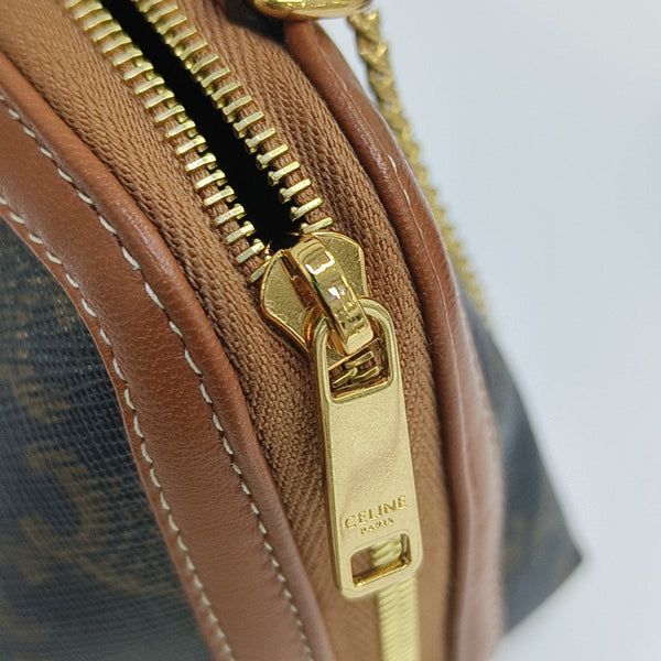 TRIOMPHE Mini Coated Canvas Brown