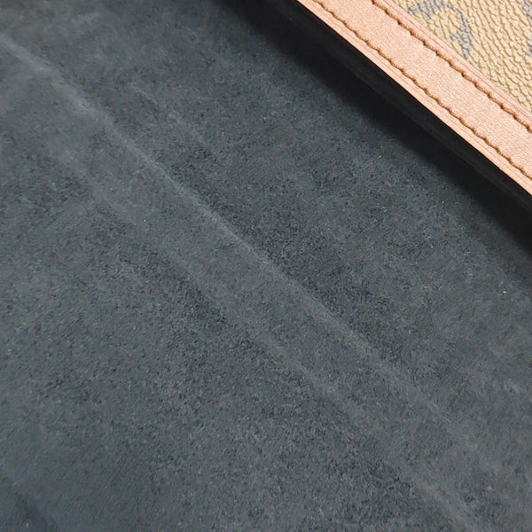 DAUPHINE MM Monogram Coated Canvas Brown