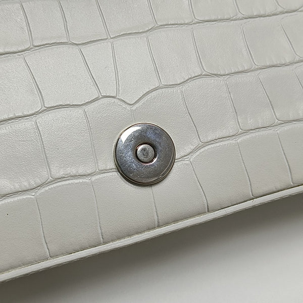 Calfskin Shoulder Bag White