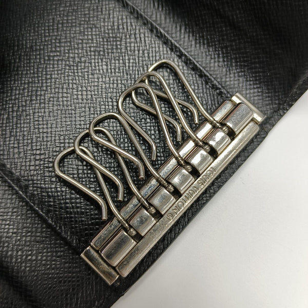 Damier Graphite Coated Canvas Key Pouch Gray