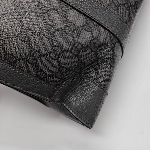 GG Multicolor Monogram Coated Canvas Gray