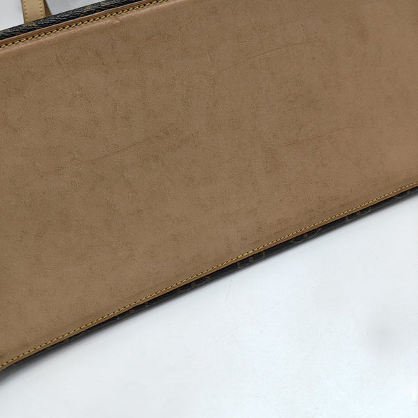 PIANO Monogram Coated Canvas Brown