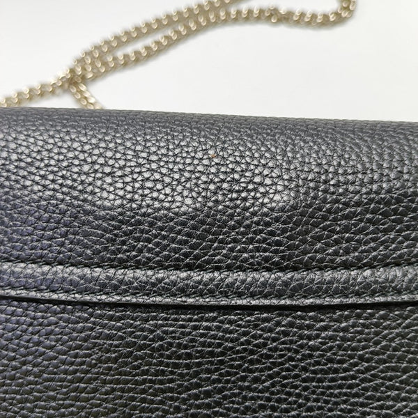 Authenticated pre-owned Soho Calfskin Black - Shoulder Bag at Looply