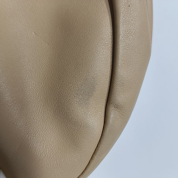 Calfskin Shoulder Bag Beige