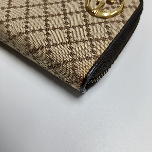 Canvas Wallet Brown