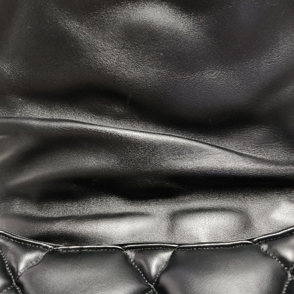 B. Quilted Calfskin Black