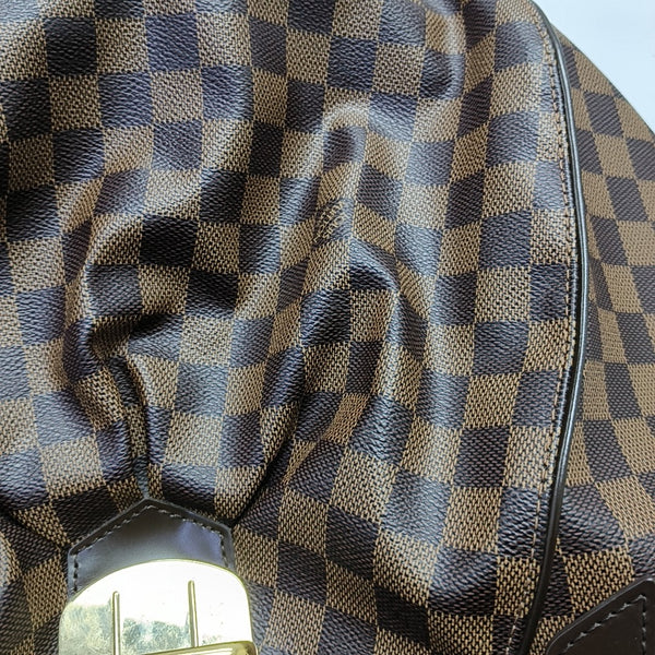 SISTINA GM Damier Ebene Coated Canvas Brown