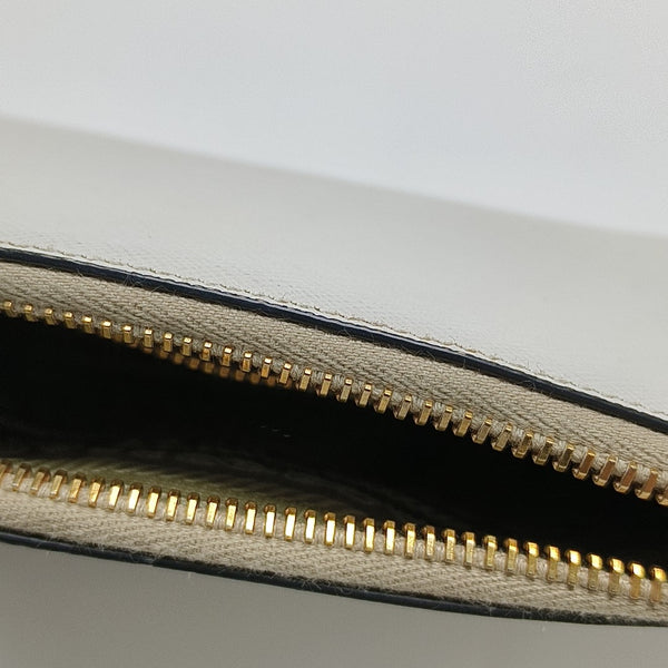 Saffiano Calfskin Top Handle Bag White