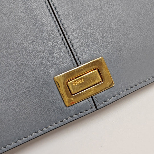 Peekaboo Mini Calfskin Blue